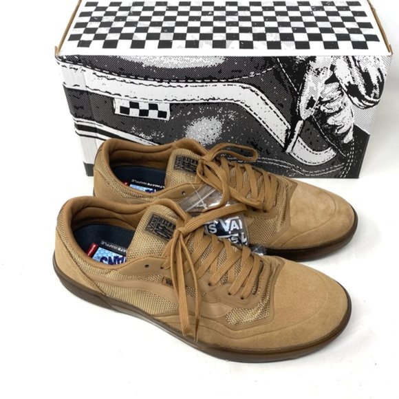 VANS AVE Tobacco Gum Skate Sneaker Canvas Suede Shoes Womens Low Top VN0A5JIBLV9 - Picture 9 of 11